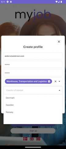 MyJob для Android — скриншот 3