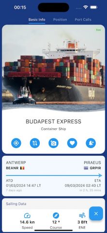MyShipTracking для Android — скриншот 3