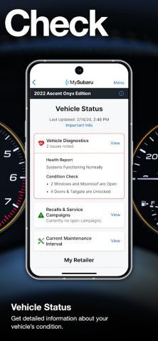 MySubaru для Android — скриншот 5
