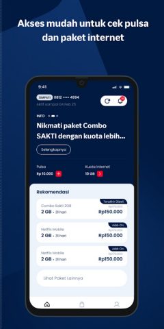 MyTelkomsel Basic для Android — скриншот 3
