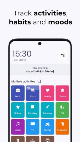 MyTime — Time & Habit Tracker для Android — скриншот 1