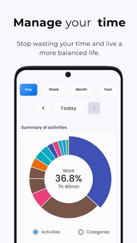MyTime — Time & Habit Tracker для Android — скриншот 3