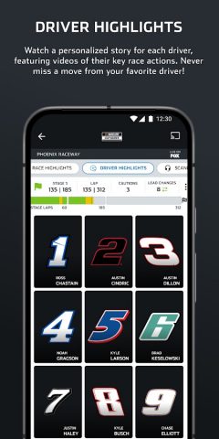 NASCAR MOBILE для Android — скриншот 4