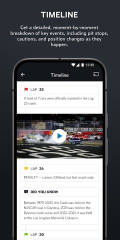 NASCAR MOBILE для Android — скриншот 5