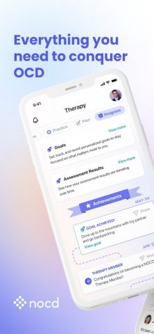 NOCD: OCD Therapy and Tools для Android — скриншот 1