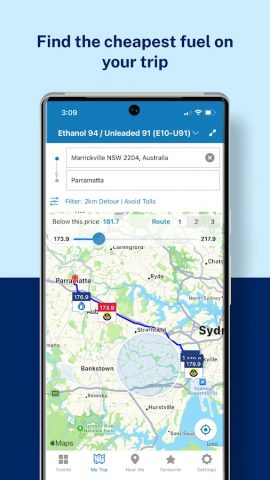 NSW FuelCheck для Android — скриншот 3