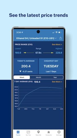 NSW FuelCheck для Android — скриншот 5