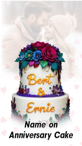 Name On Anniversary Cake для Android — скриншот 1