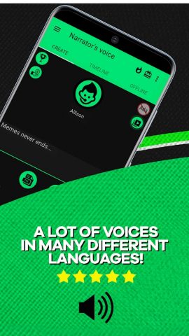 Narrator’s Voice — TTS для Android — скриншот 2