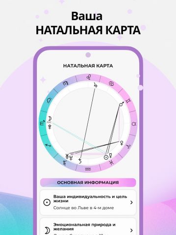 Натальная карта — AstroChart для Android — скриншот 5