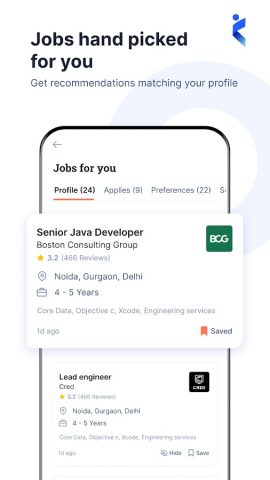 Naukri — Job Search App для Android — скриншот 4