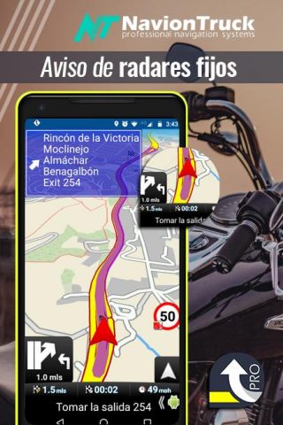 Navegador GPS Moto для Android — скриншот 2