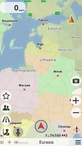 Навигатор с пробками bGEO для Android — скриншот 2