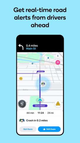 Навигация в Waze — скриншот 2