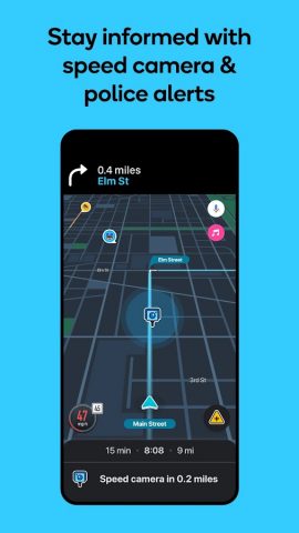 Навигация в Waze — скриншот 3