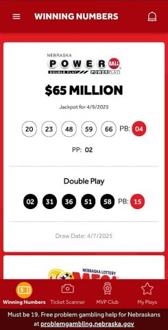 Nebraska Lottery для Android — скриншот 1