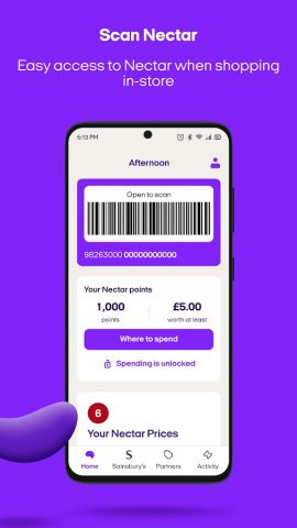 Nectar – Collect&Spend points для Android — скриншот 1