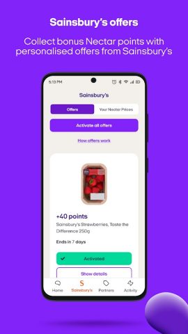 Nectar – Collect&Spend points для Android — скриншот 2
