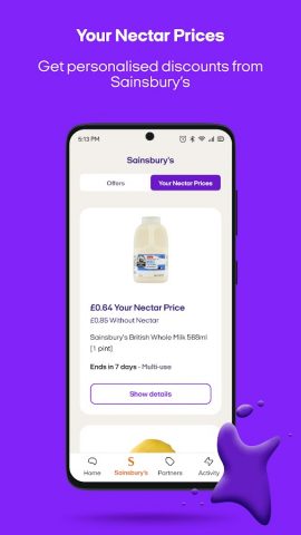 Nectar – Collect&Spend points для Android — скриншот 3