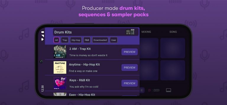 NextSoundZ — Music Studio для Android — скриншот 2