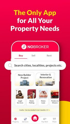 NoBroker Rent, Buy, Sell Flats для Android — скриншот 1
