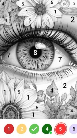 No.Paint: Раскраска антистресс для Android — скриншот 1