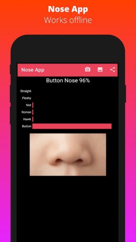 Nose App-A.I. Nose type detect для Android — скриншот 3