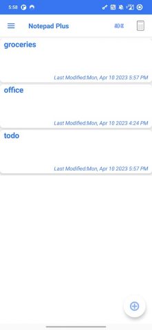 Notepad Plus для Android — скриншот 1