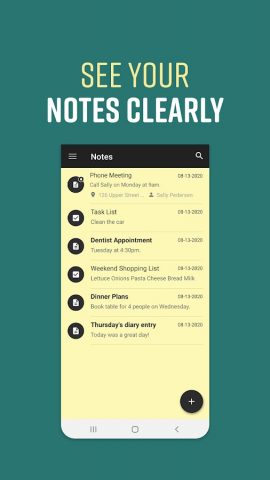 Notes — Notepad and to do list для Android — скриншот 2