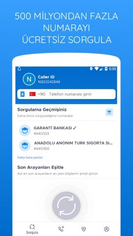 Nuumara: Numara Sorgulama для Android — скриншот 2
