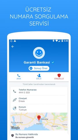 Nuumara: Numara Sorgulama для Android — скриншот 3