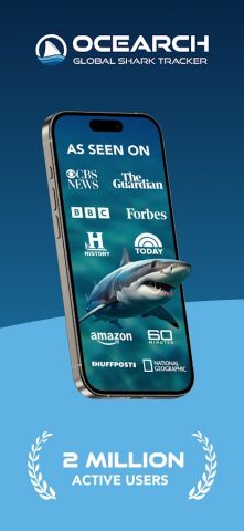 OCEARCH Shark Tracker™ для Android — скриншот 1