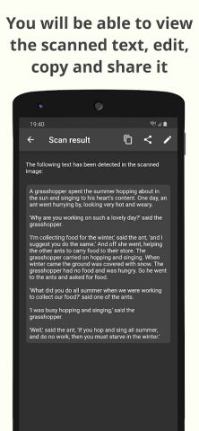 OCR Text Scanner для Android — скриншот 2