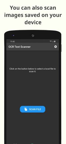OCR Text Scanner для Android — скриншот 3