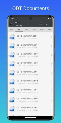 ODT Document Viewer для Android — скриншот 1