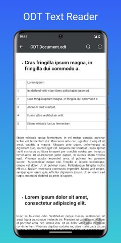 ODT Document Viewer для Android — скриншот 3