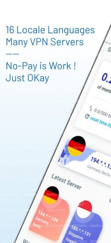 OK VPN — Super Fast & Okay VPN для Android — скриншот 1