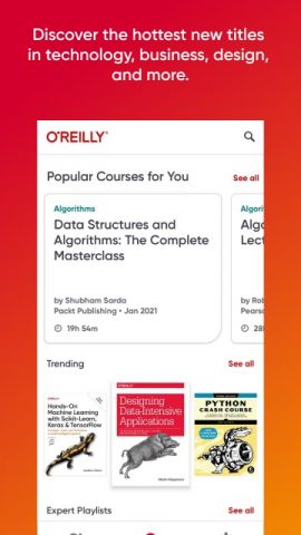 O’Reilly для Android — скриншот 2
