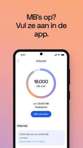 Odido для Android — скриншот 4