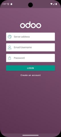 Odoo для Android — скриншот 1