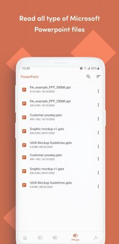 Office Reader — PDF,Word,Excel для Android — скриншот 5