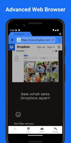 OfflineFiles — Browser & Media для Android — скриншот 4