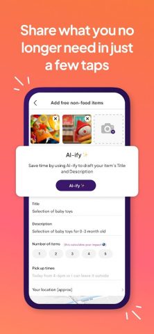 Olio – Share More, Waste Less для Android — скриншот 4