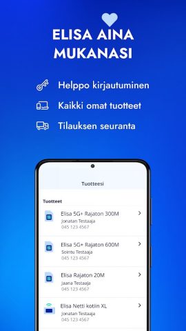 OmaElisa для Android — скриншот 1