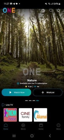 One Tv для Android — скриншот 4