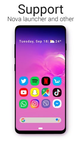 One UI — icon pack для Android — скриншот 4
