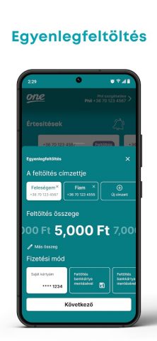 One alkalmazás для Android — скриншот 5