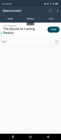 OpenConnect X for Android для Android — скриншот 2