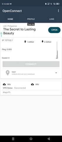 OpenConnect X for Android для Android — скриншот 3