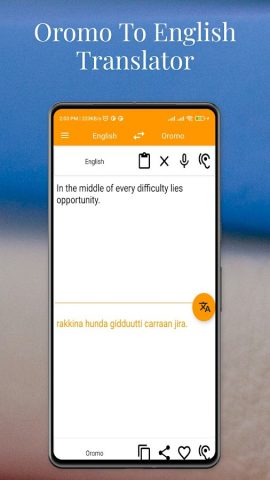 Oromo To English Translator для Android — скриншот 2
